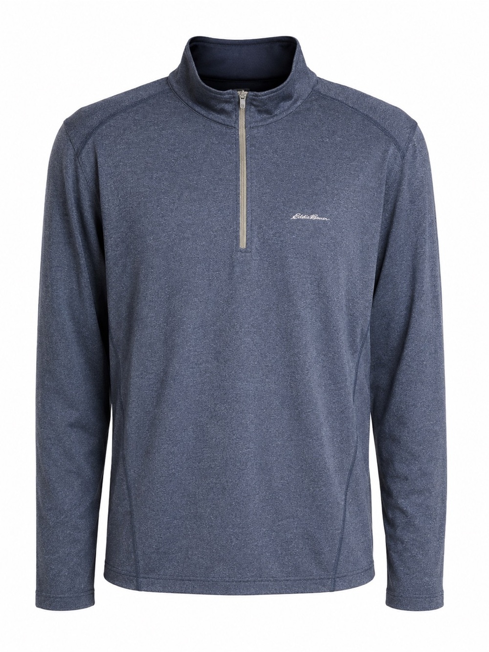 Eddie Bauer FreeDry Quarter Zip Pullover Men’s XL Blue Performance Long Sleeve